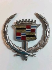 Vintage 1960's - 80's Cadillac Emblem Wreath And Crest