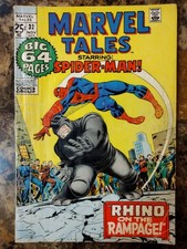 Marvel Tales #32 (1971)  VG 4.0  -  Spider-Man vs. Rhino! Classic Bronze Age 