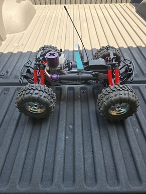 Vintage Hpi Savage. 21 1st Edition Nitro Rc Monster Truck In Amazing Condition