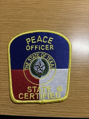 Texas State Certified Peace Officer Patch 