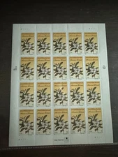 Scott #3314 Bartram Botanists Pane of 20 Self-Adhesive 33¢ Stamps (1999)