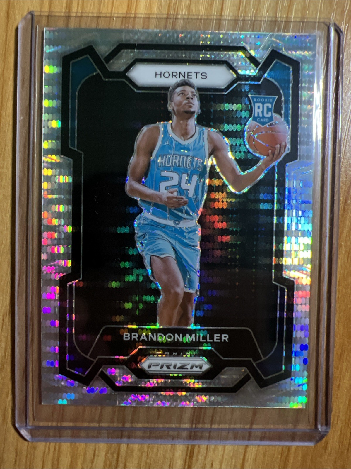 2023-24 Prizm Brandon Miller RC Prizm Hyper Rookie #152 Hornets