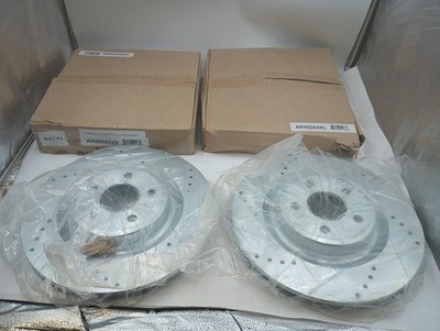 POWERSTOP AR85204XPR EVOLUTION PERFORMANCE DRILLED & SLOTTED FRONT BRAKE ROTORS