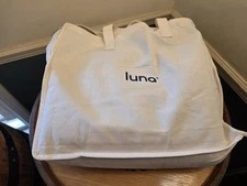 Luna Weighted Blanket Queen 60x80" 15lb Oeko-Tex Cooling Cotton & Glass Beads