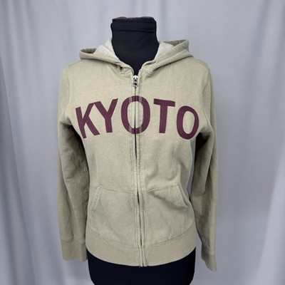 Vintage Y2K Lucky Brand Women's Medium Hoodie Japanese Geisha