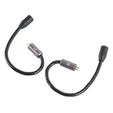 2pcs MMCX to 2 Pin 0.78mm Adapter Cable For KZ /Revonext/ BQEYZ/QUEEN Headphones