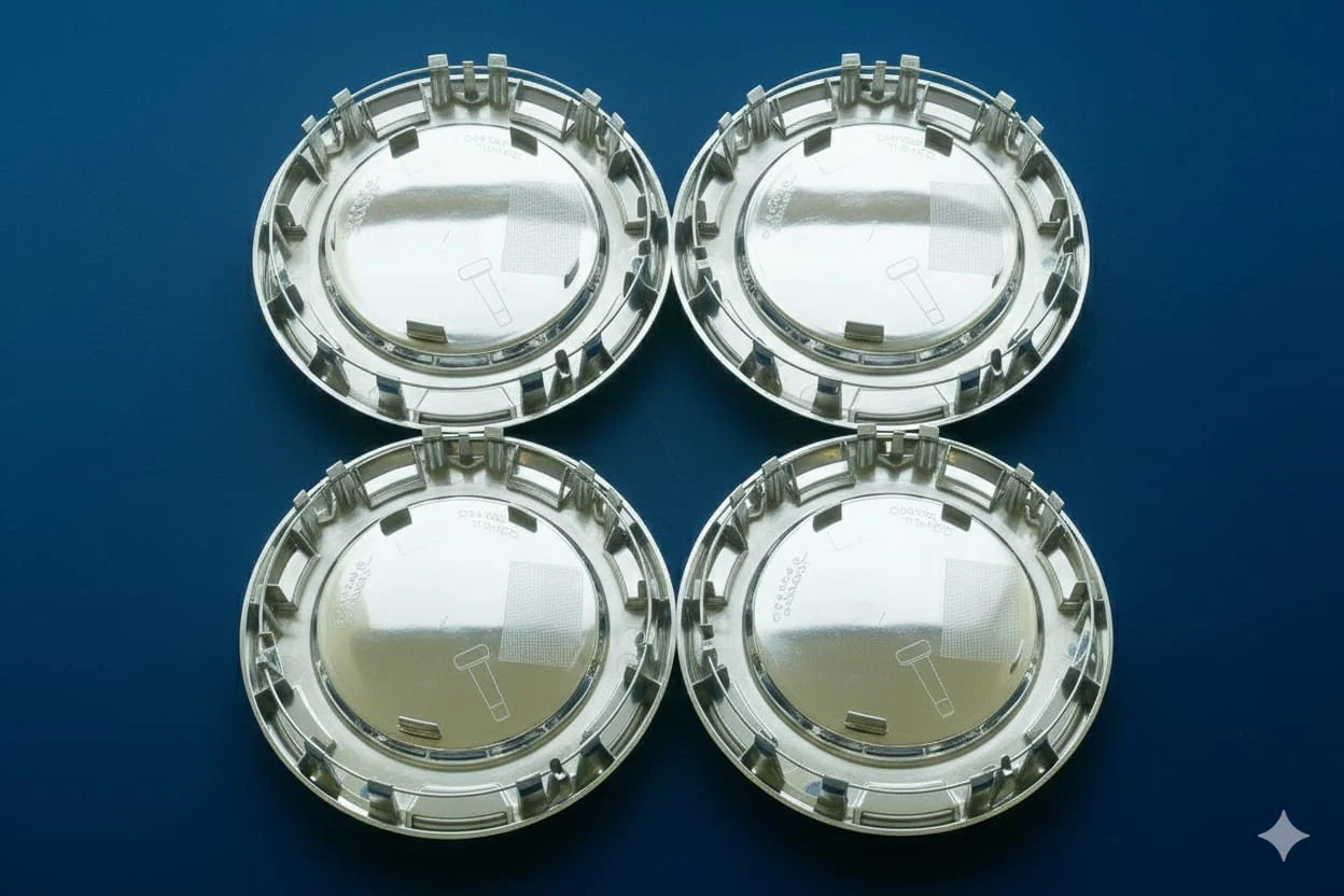 4 PCS 2007-2014 WHEEL CENTER CAP AFTERMARKET FOR CADILLAC ESCALADE COLOR CREST