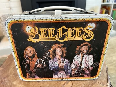 Bee Gees Metal Lunchbox and Yellow Thermos Vintage 1979
