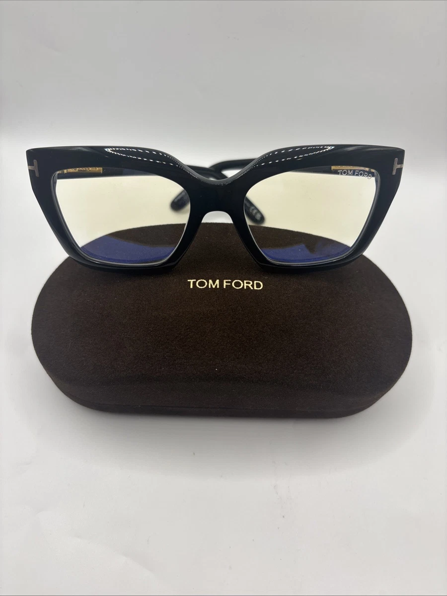 TOM FORD Eyeglasses TF5826B-001-55 Size 55/16/cat-eye BRAND NEW W CASE NEW TOM FORD TF 5826-B ECO 001 BLACK GOLD AUTHENTIC FRAMES  main image 4