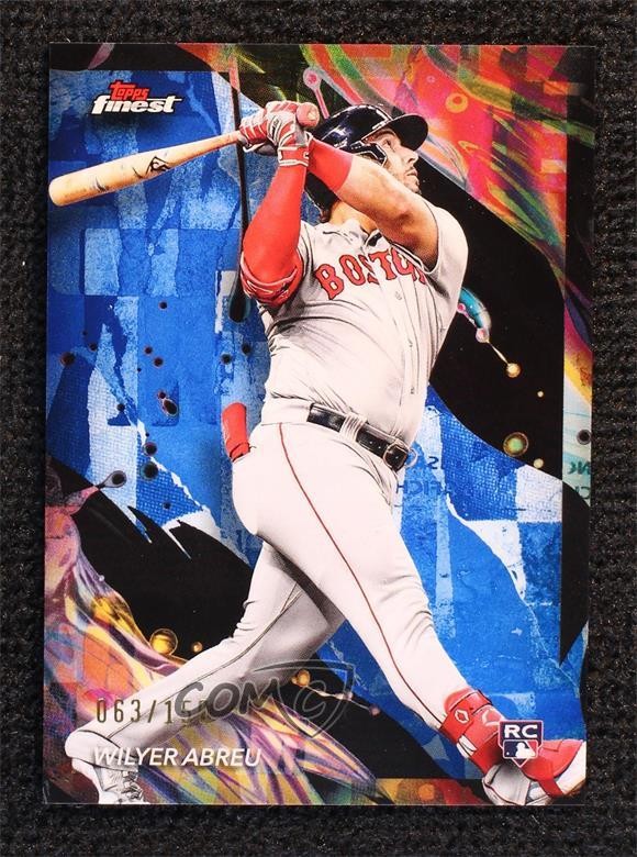 2024 Topps Finest Uncommon Blue Refractor /150 Wilyer Abreu #149 Rookie RC 1a4p