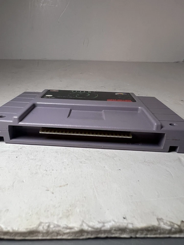 Videojuego Alien 3 SNES Super Nintendo 1993 cartucho solo Japón PROBADO Foto 3 de 4
