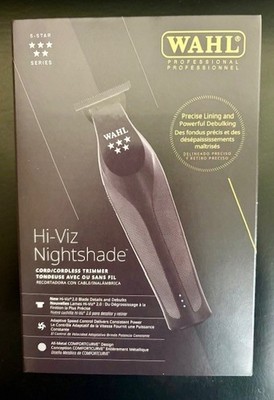 Wahl 3026806 Hi-Viz Black Nightshade Cordless Professional Trimmer NEW