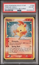 2004 POKEMON EX TEAM ROCKET RETURNS GOLD STAR #108 TORCHIC-HOLO PSA 6 on eBay