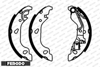 Ferodo FSB603 Bremsbackensatz 4 Bremsbacken Trommelbremse FüR Fiat FüR Zastava