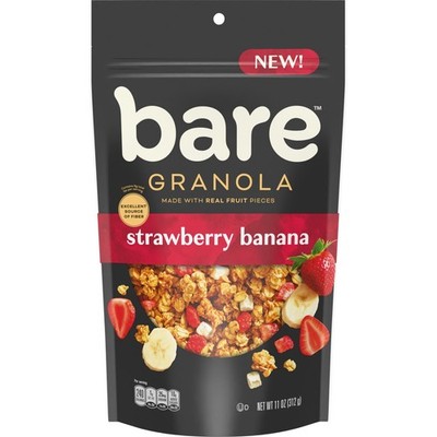 Crunchy Fruit Chips Strawberry Banana Granola Snack 11 oz Resealable Bag