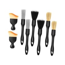 8PCS Car Detailing Brush Set, No Scratch Vehicle Interior and Exterior Soft