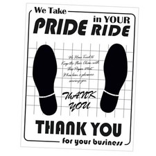 100Pcs Paper Floor Mats for Car: Disposable Vehicle Floor Mats Detailing