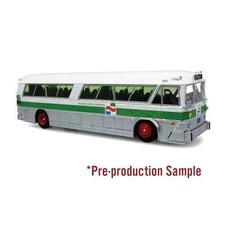 Iconic Replicas HO 1964 MCI MC-5A Coach Bus Assembled Golden Gate Transit 870626
