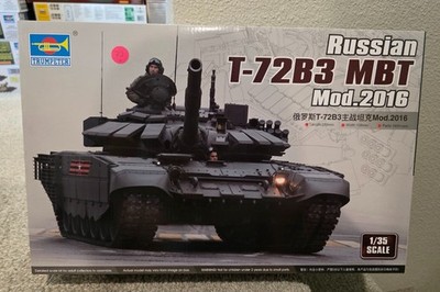 Trumpeter 1/35th Scale Russian T-72B3 MBT MOD 2016 Plastic Kit #09561