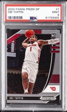 2020 PANINI PRIZM DRAFT PICKS #7 OBI TOPPIN PSA 9