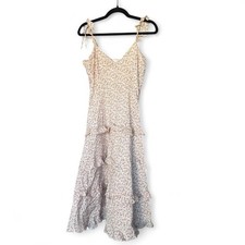 Dress Forum Urban Outfitters Floral Ruffle V-Neck Mini Dress Small Cottagecore