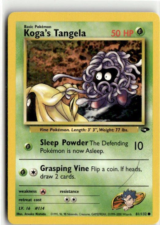 2000 Original Gym Challenge Koga's Tangela 81/132