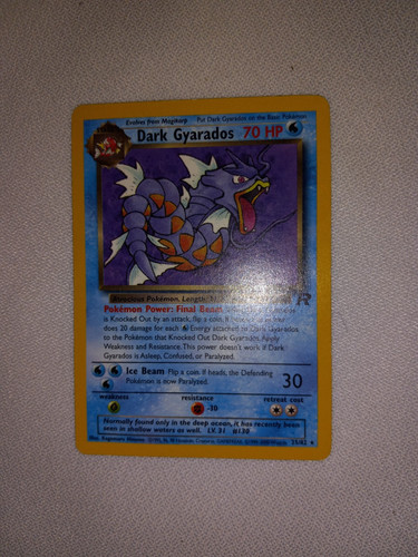 Pokemon TCG Dark Gyarados 25/82 Team Rocket 1995