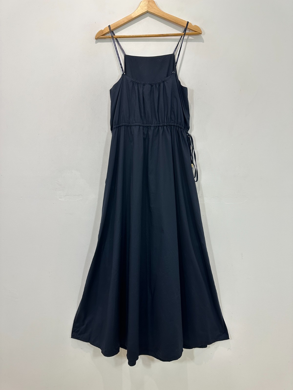 Country Road Dress Women AU 8 Black Tie Waist Maxi Lined Adjustable Straps image 4