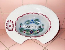 Antique French Shaving Bowl Rasez Moi Shave M...