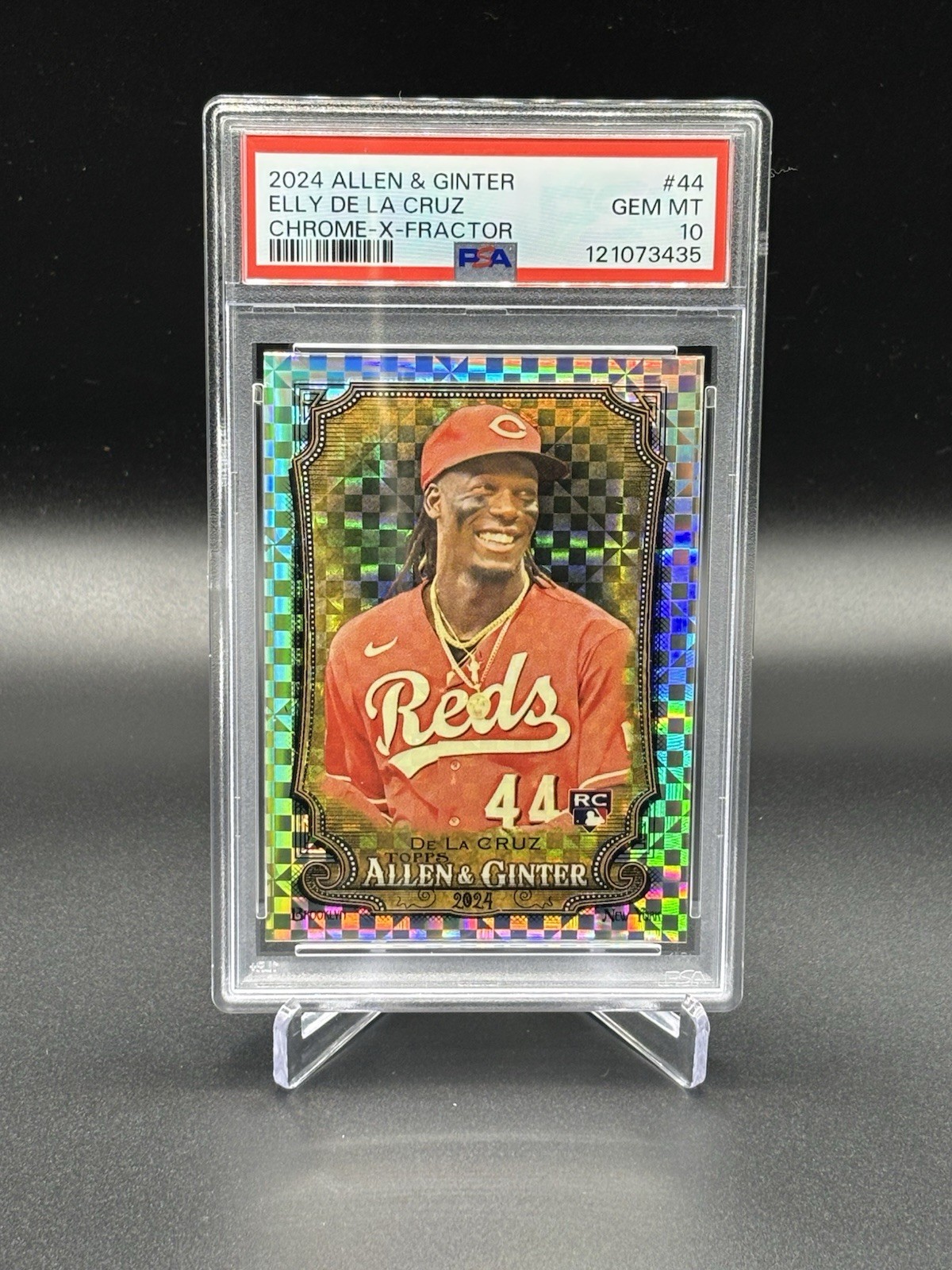 2024 Topps Allen & Ginter - Chrome Elly De La Cruz #44 X-Fractor (RC)