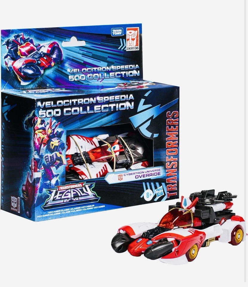 Transformers Legacy United Cybertron Deluxe  &  Voyager Class Action Figure Lot - Image 3 of 4