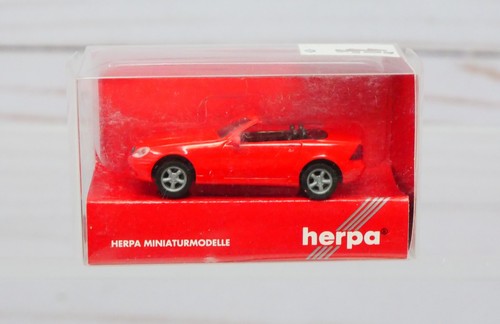 Herpa 022910 Mercedes-Benz SLK Roadster Facelift Convertible, Rojo, Escala 1/87 HO | Zustand: New