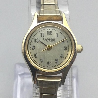 Caravelle By Bulova Womens Watch 20mm Gold Tone Stretch Band  display picture 1