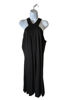 NEW Lauren Ralph Lauren Dress Black Women's Sz XL Sleeveless La Dolce Vita NWT