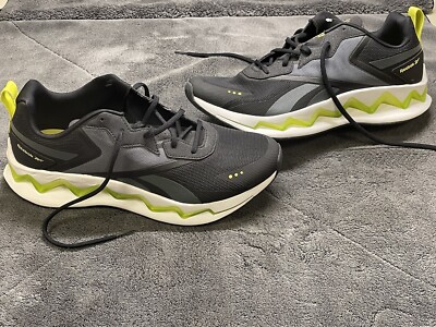 Reebok ZIG Elusion Energy Running Mens Size 11 Black Volt White FU8184