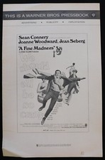 A Fine Madness - Original Movie Pressbook 1966 11x17 - Sean Connery
