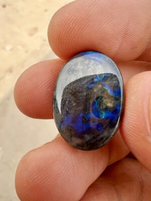Rare Fire Spectrolite Finland Ylamaa, cabochon, Jewelry Making, Gift for Her