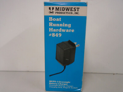 MIDWEST PRODUCTS #849 MEPS-1 OVERNIGHT BATTERY CHARGER NEW IN ORIGINAL BOX