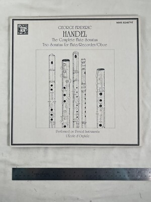 Handel The Complete Flute Sonatas 2 LP MHS 824879T NM