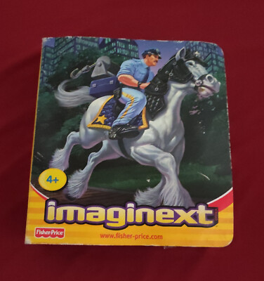 Fisher-Price imaginext Figur Pferd Spielset. Polizist mit Pferd.