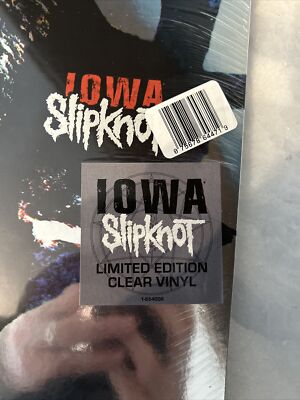 Slipknot - Iowa - ⚪️ CLEAR 2LP Vinyl Limited Edition - ✓ Ships