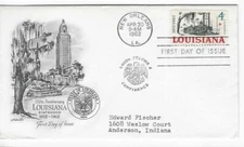 1962-FIRST DAY COVER-#1197-LOUISIANA STATEHOOD