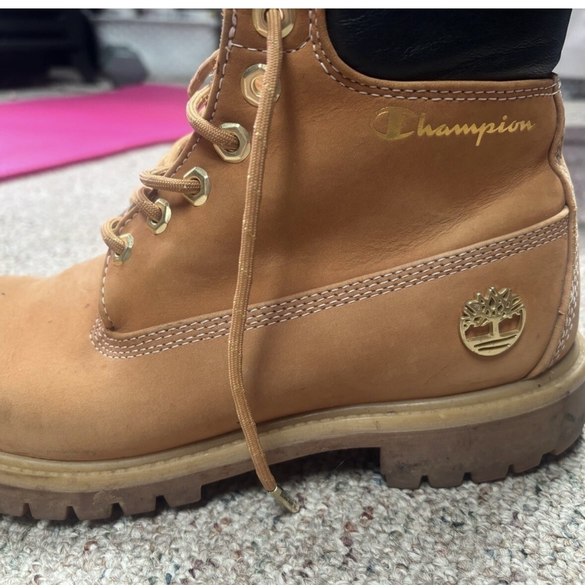 Timberland x Champion Premium 6” Boots Wheat Nubuck W  display picture 2