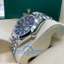 Rolex 126300 Datejust 41mm Blue Index Dial Jubilee Bracelet Stainless Steel 4