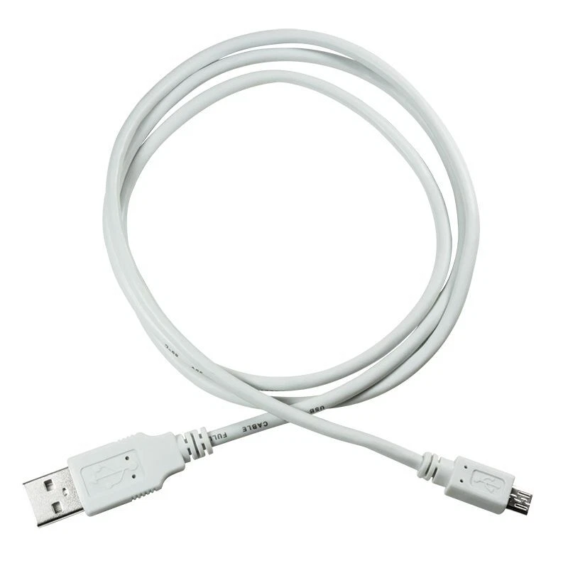 1m Micro USB Typ B Ladekabel Sync Kabel Handy Adapter Datenkabel weiß Smartphone - Bild 4 von 4