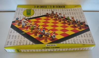 3D CHESS SCHACH Muppet Jim Henson Schach 1999 Kermit Collection Muppets 3-D