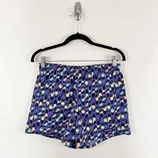Patagonia Women Baggies Shorts XS Purple Printed Outdoor Gorpcore Pockets NEW