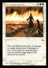Fire and Brimstone The Dark Regular - MTG