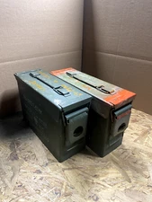 Ammo Can Box 2 Pack M19A1 30 Cal 7.62 mm Military Surplus Grade 2