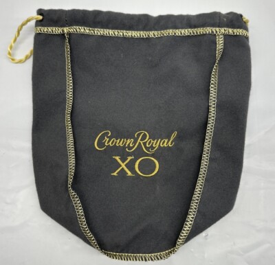 CROWN ROYAL XO Gray Bag With Drawstring